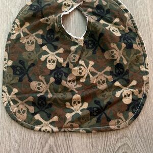 Skull and Crossbones Baby Bib